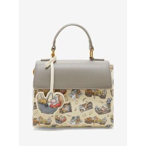 Loungefly Disney Snow White Seven Dwarfs Grumpy Bedtime Allover Print Hand Bag